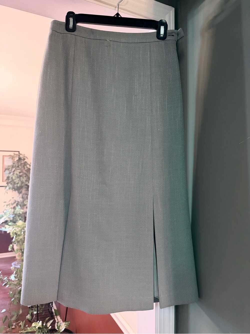 Sophisticated Women's Light Green A-Line Versatile Skirt